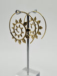 Spiral Hoops Leila