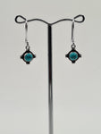 Blue Howlite Hope drop earrings
