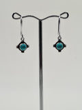 Blue Howlite Hope drop earrings