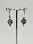 Green Aventurine Gaetana drop earrings