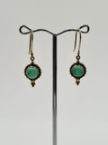 Green Aventurine Gaetana drop earrings