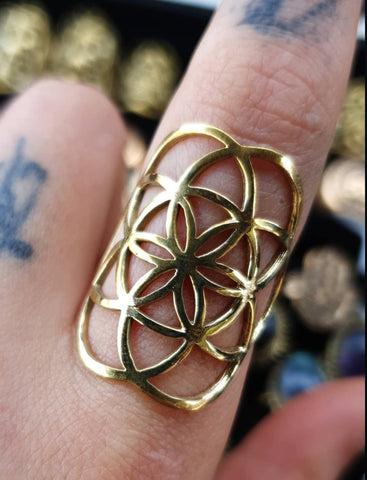 Seed of life ring large