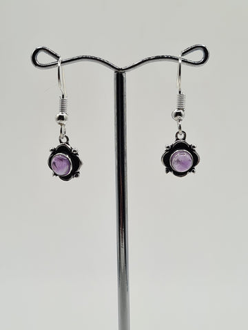 Amethyst Ariel drop earrings