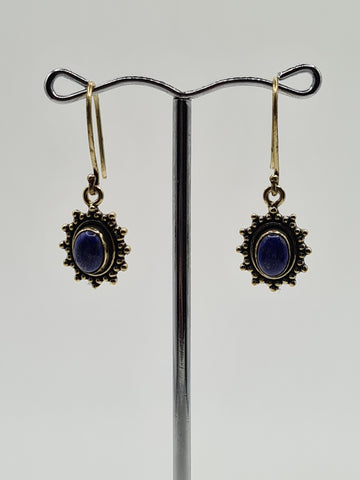 Lapis Lazuli Aziza drop earrings