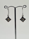 Labradorite drop earrings