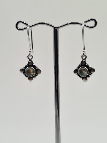 Labradorite drop earrings