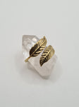 Feather Brass ring