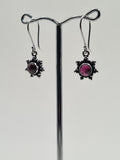 Garnet Greta drop earrings