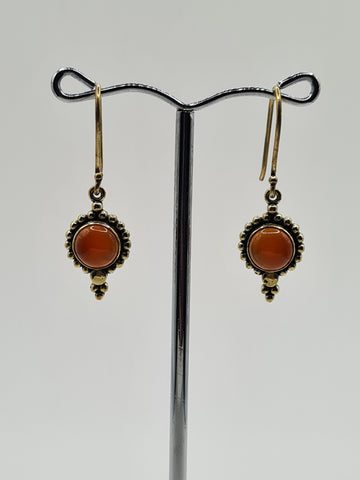 Carnelian Camila drop earrings