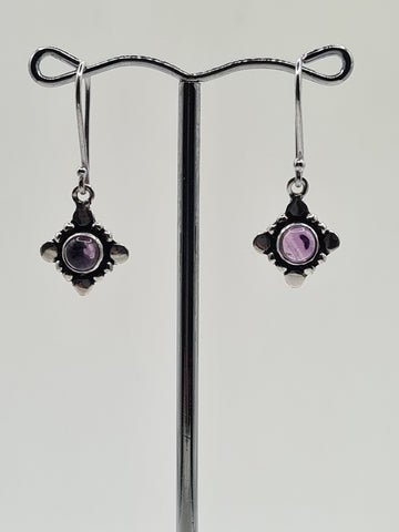 Amethyst Arielle drop earrings