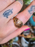 Flower of life & triquetra ring