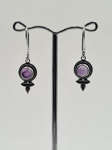 Amethyst Ariela drop earrings