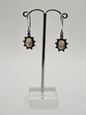Labradorite Laila drop earrings
