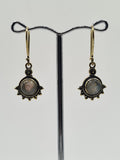 Labradorite drop earrings