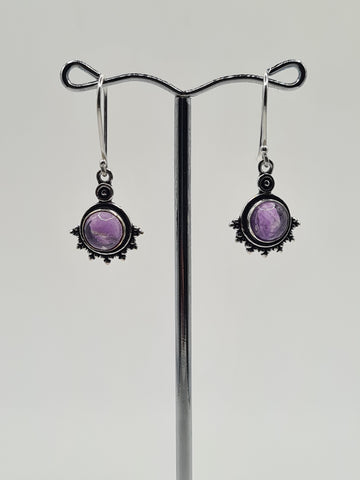 Amethyst Angelisa drop earrings