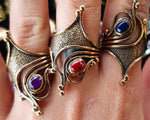 Gemstone Tribal Bronze ring