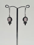 Rose Quartz Emilia drop earrings