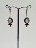 Rose Quartz Emilia drop earrings
