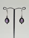 Amethyst Angelina drop earrings