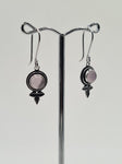 Rose Quartz Emilia drop earrings