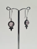 Rose Quartz Emilia drop earrings
