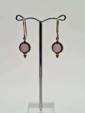 Rose Quartz Adoria drop earrings