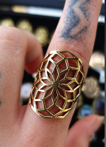 Sacred Geometry ring