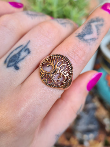 Bronze Tree Of Life ring