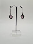 Rose Quartz Arabella drop earrings