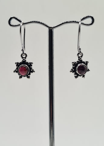Garnet Greta drop earrings