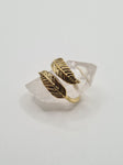 Feather Brass ring