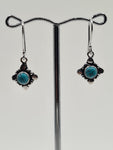 Blue Howlite Harley drop earrings