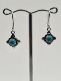 Blue Howlite Harley drop earrings