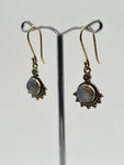 Labradorite drop earrings