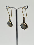 Labradorite drop earrings